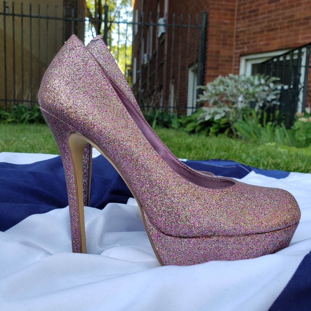 Sparkle & Glitter Heels [EUC]